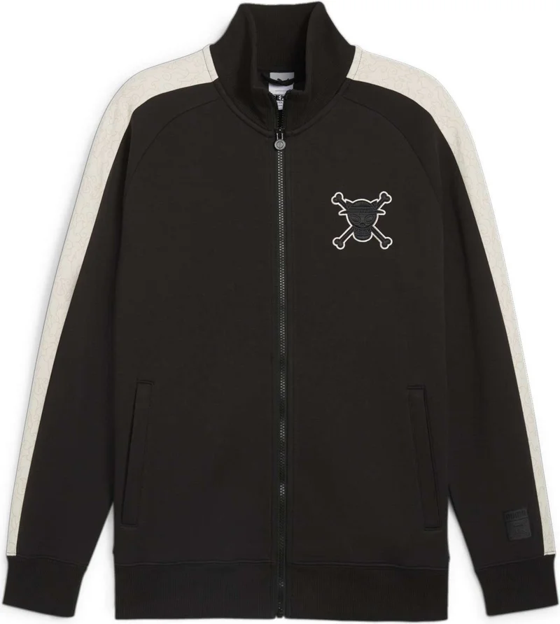 بوما Men Black x One Piece T7 Jacket Dk Black Men's Sweatshirt