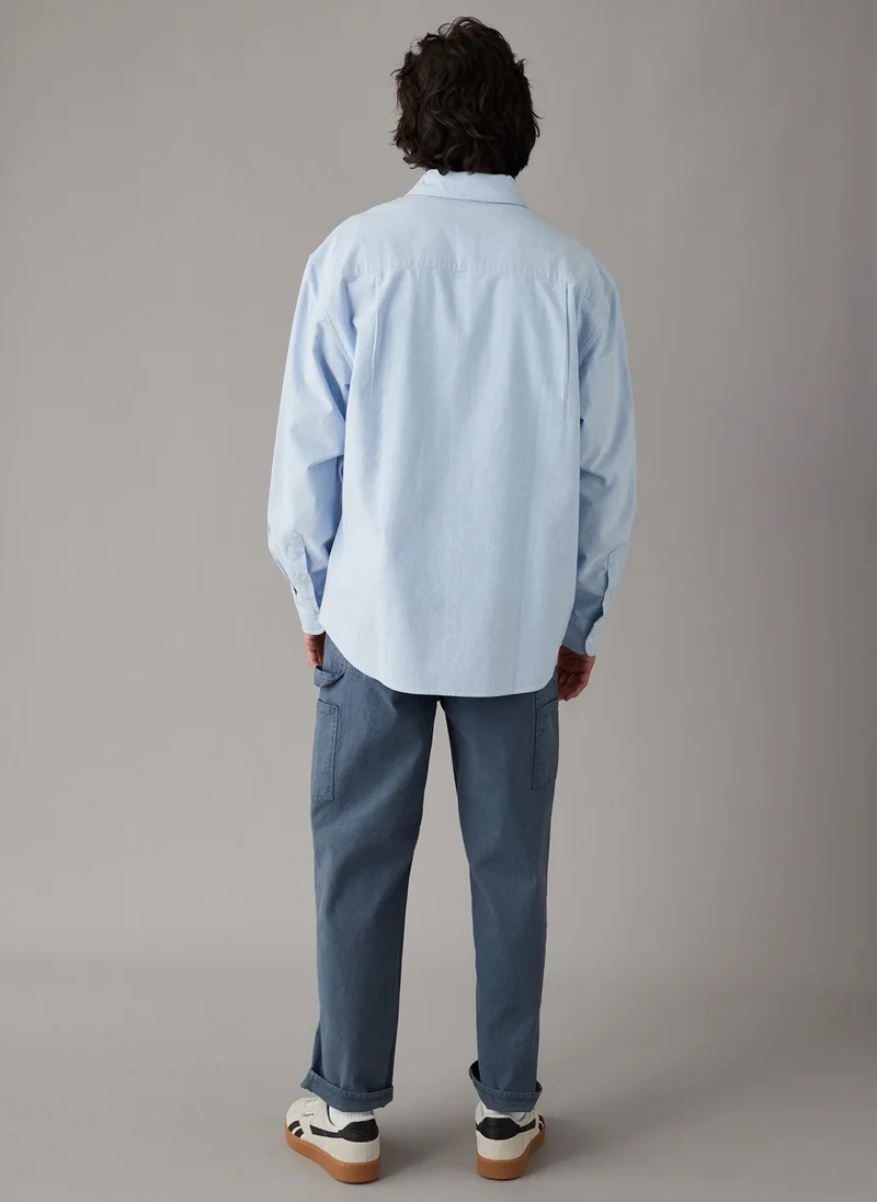امريكان ايجل Regular Fit Long Sleeve Buttondown Oxford Shirt