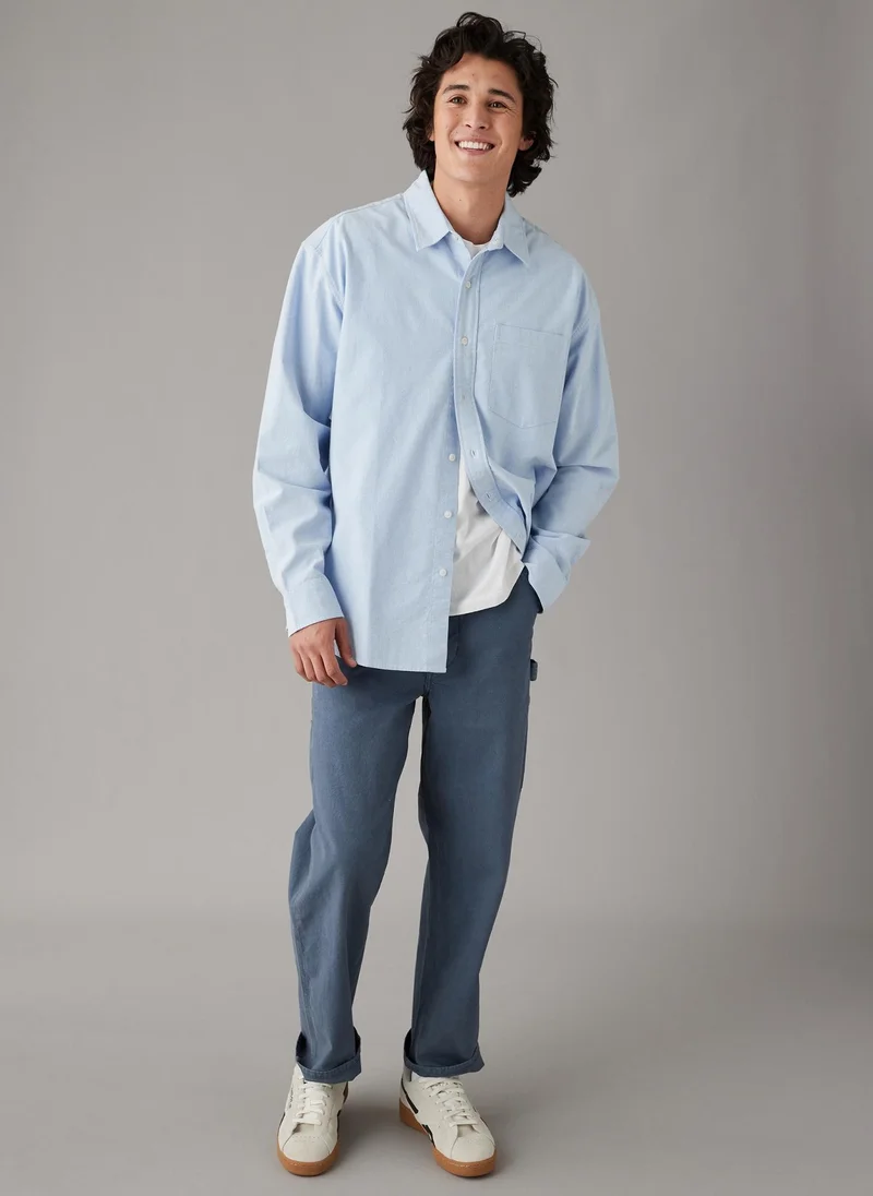 امريكان ايجل Regular Fit Long Sleeve Buttondown Oxford Shirt