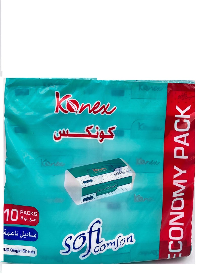 KONEX Tissue Package 300 Napkins x 10 Boxes  - Image 4