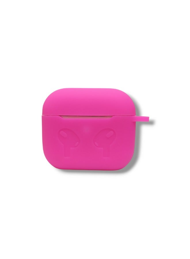 Silicone Protective Case for AirPods 3 - Fuchsia - Image 1
