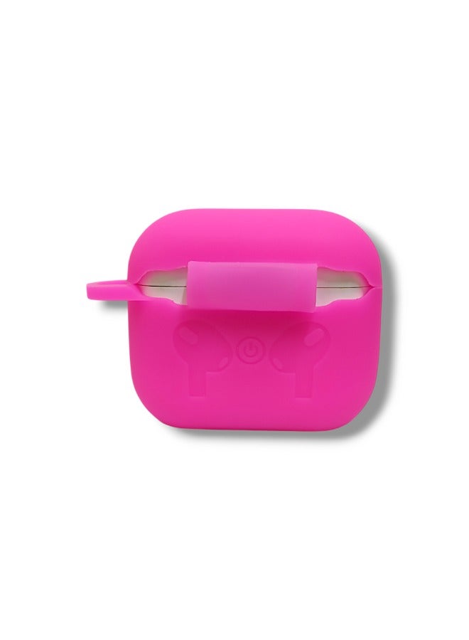 Silicone Protective Case for AirPods 3 - Fuchsia - Image 4