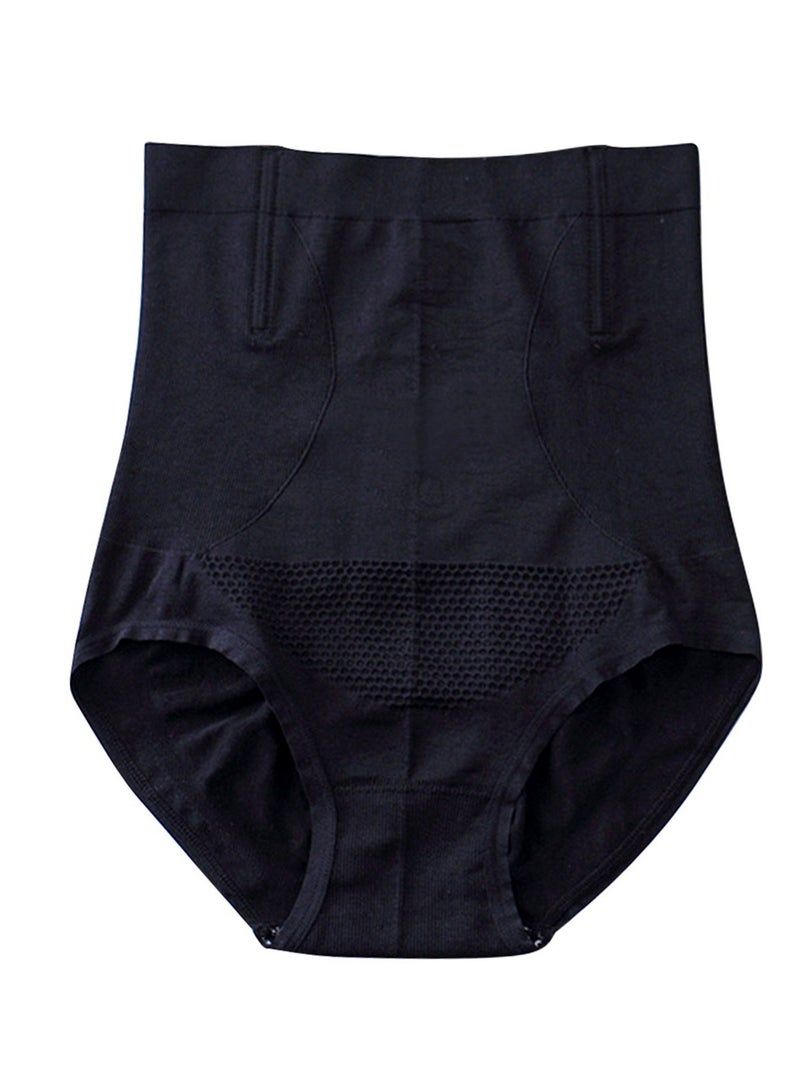 AGD Women's High Waist Tummy Waist Body Shaper Panties, Black - Image 2