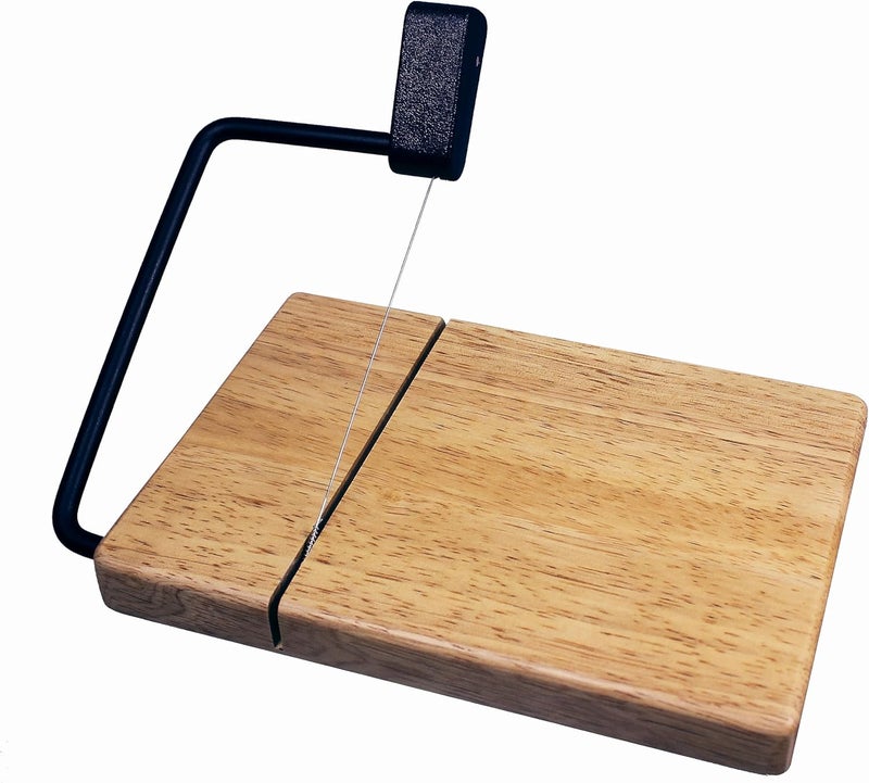 Prodyne Utility Beechwood Cheese Slicer with Adjustable Thickness and Stainless Steel Wire - Image 3