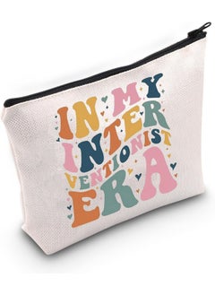 WCGXKO WCGXKO In my Interventionist Era Makeup Bag Intervention Teacher Gift Intervention Appreciation Day Gift (Interventionist Bag) 