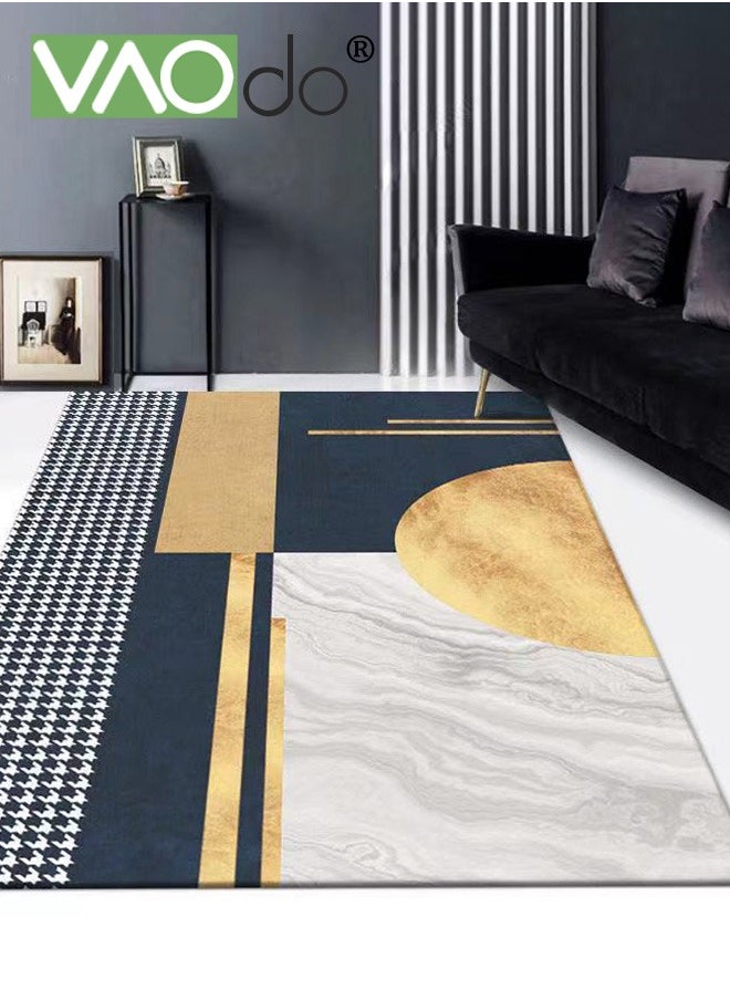 VAOdo Modern Style Area Rug Non-Slip Super Soft Touch Living Room Bedroom Kitchen Decoration Of Carpet Floor Rug 120*160cm  - Image 1
