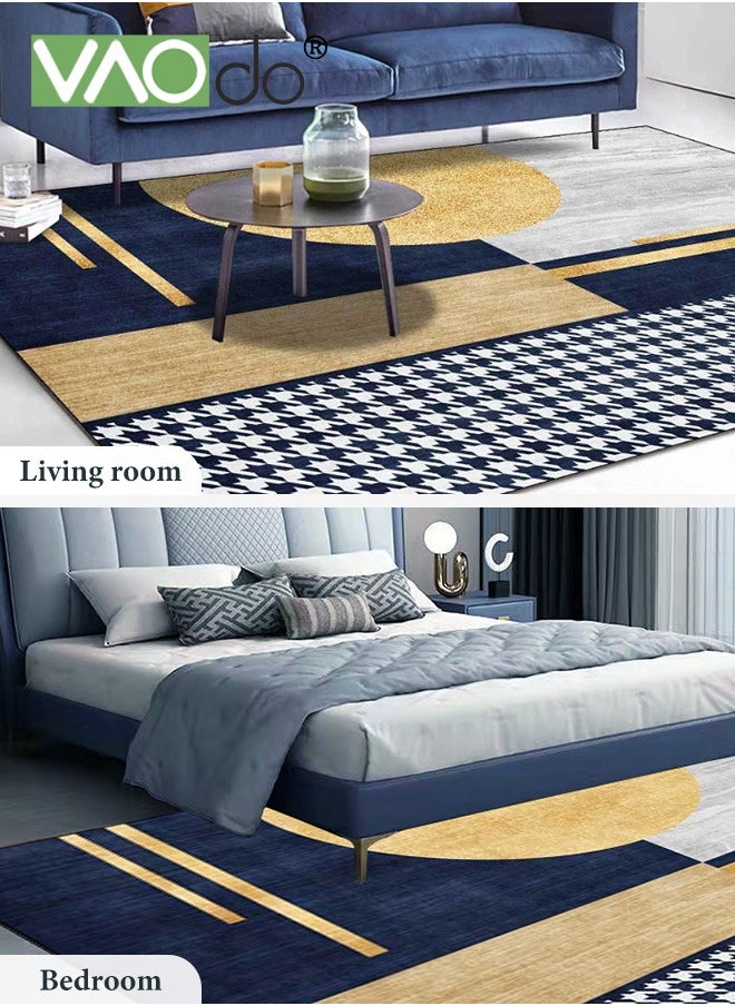 VAOdo Modern Style Area Rug Non-Slip Super Soft Touch Living Room Bedroom Kitchen Decoration Of Carpet Floor Rug 120*160cm  - Image 5