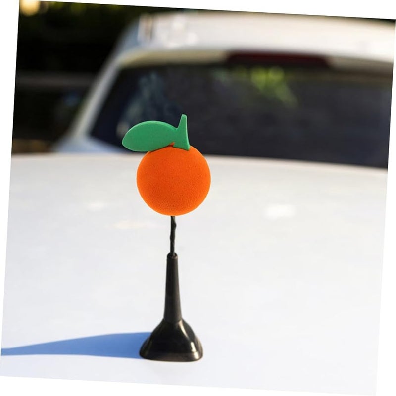 2Pcs Black EVA Car Antenna Toppers Scratch Resistant Decorative Balls Easy Installation - Image 4