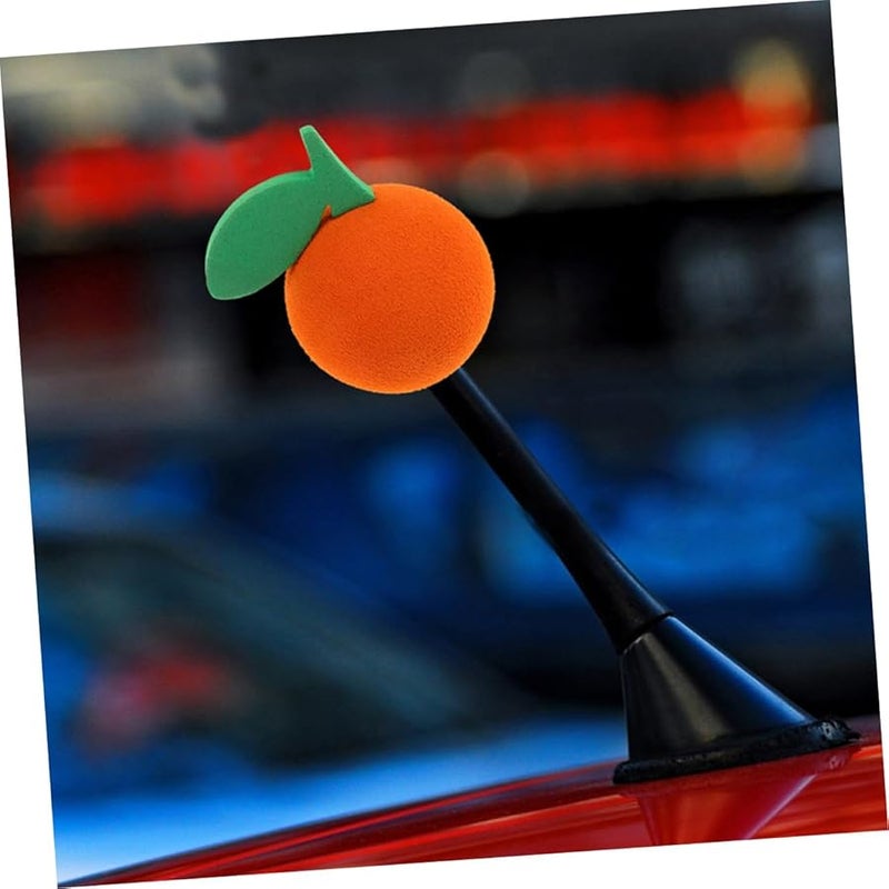 2Pcs Black EVA Car Antenna Toppers Scratch Resistant Decorative Balls Easy Installation - Image 5