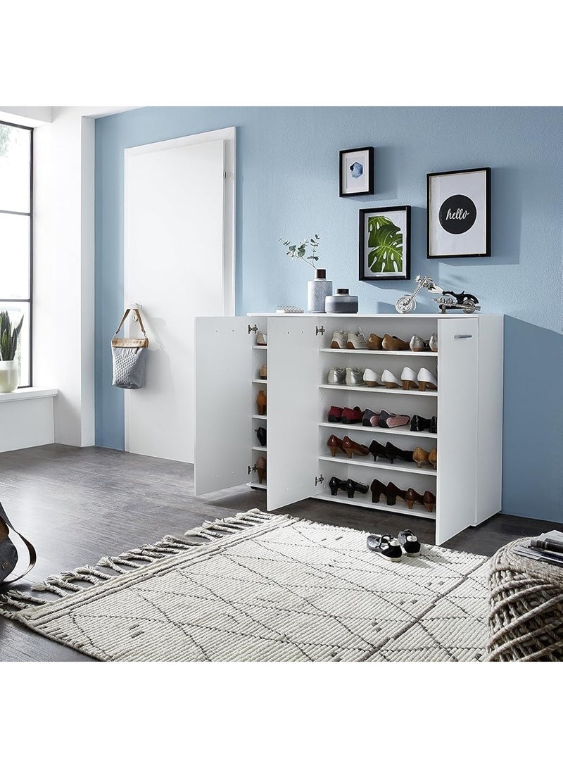 Furniture Store Modern shoe cabinet - height 90 cm - width 121 cm - depth 34 cm, from Furniture Store. - Image 2