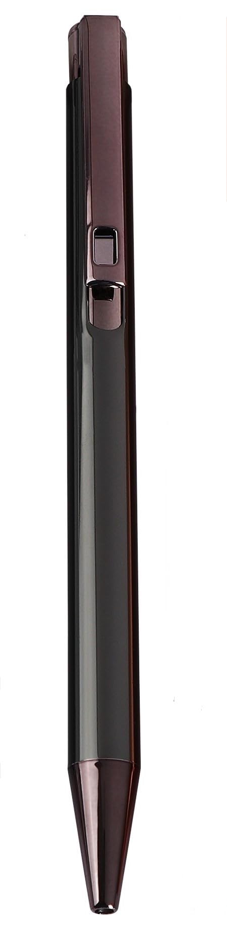 worison Elegant Slim Metallic Retractable Ballpoint Pens Smooth, Sturdy Ideal for Gifting (Grey, Pack of 1) - Image 1
