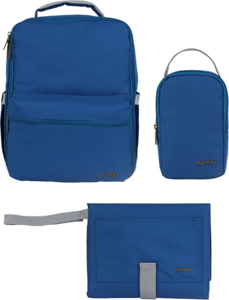 Puredu Indigo Baby Care Bag Set - Indigo - Image 1