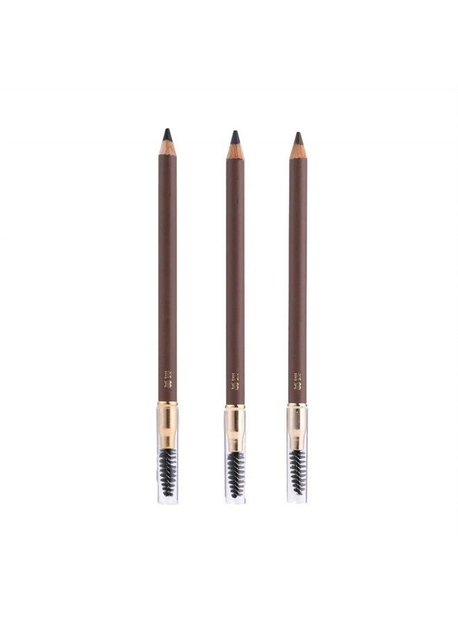 Bodermincer 1pcs Eyebrow Pencil Longlasting Waterproof Durable Liner Eyebrow 5 Colors to Choose (3# Light Brown) - Image 3