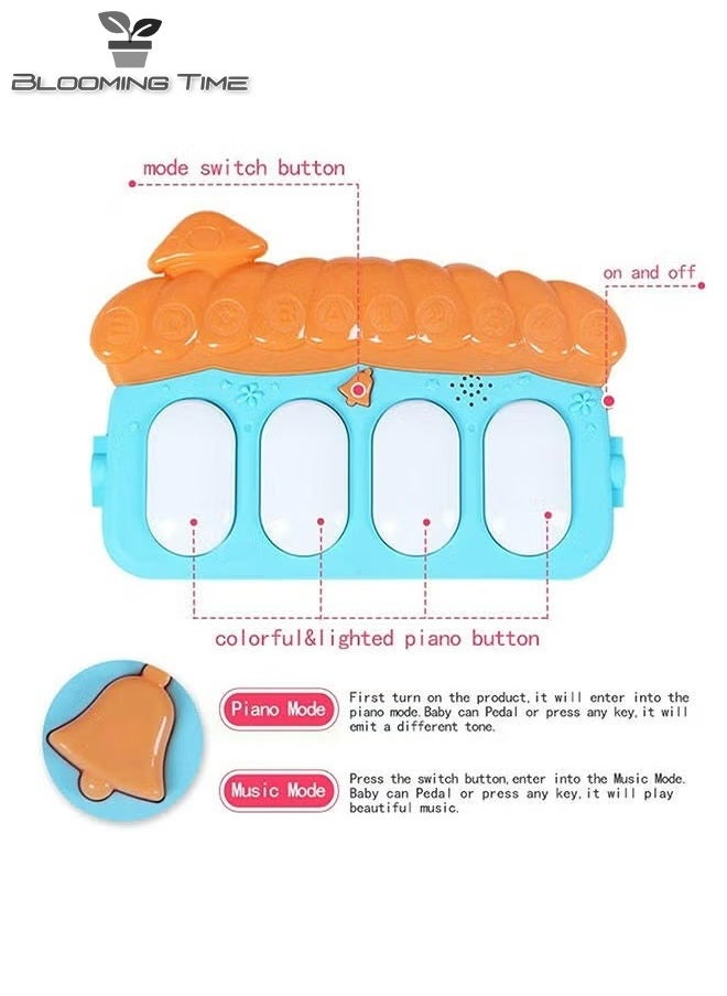 BLOOMING TIME Baby Pedal Piano Toy Multi Functional Pedal Music Early Education Baby Crawling Mat  - Image 5