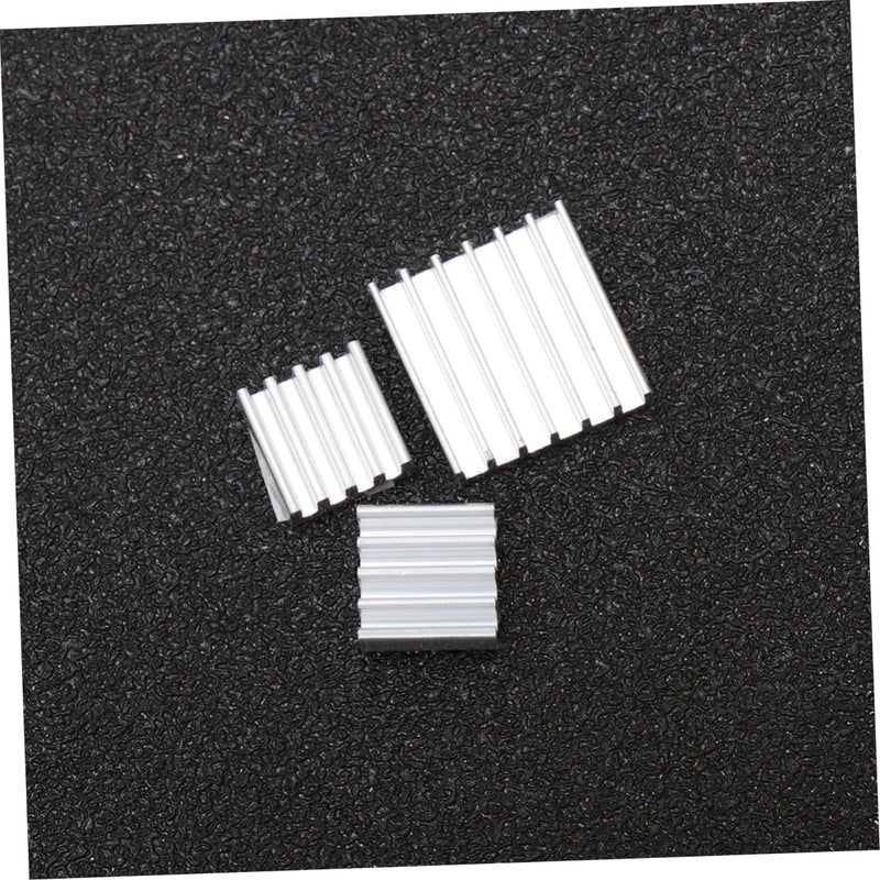 Aluminum Heat Sink Kit with Thermal Tape for Raspberry Pi Cooling 3pcs Set - Image 3