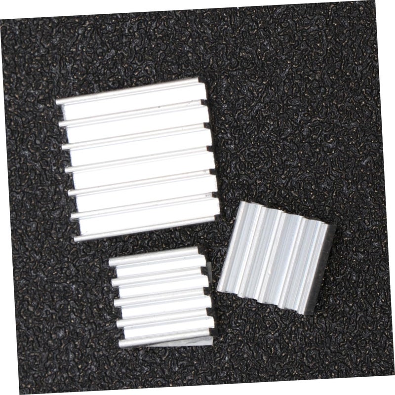 Aluminum Heat Sink Kit with Thermal Tape for Raspberry Pi Cooling 3pcs Set - Image 4