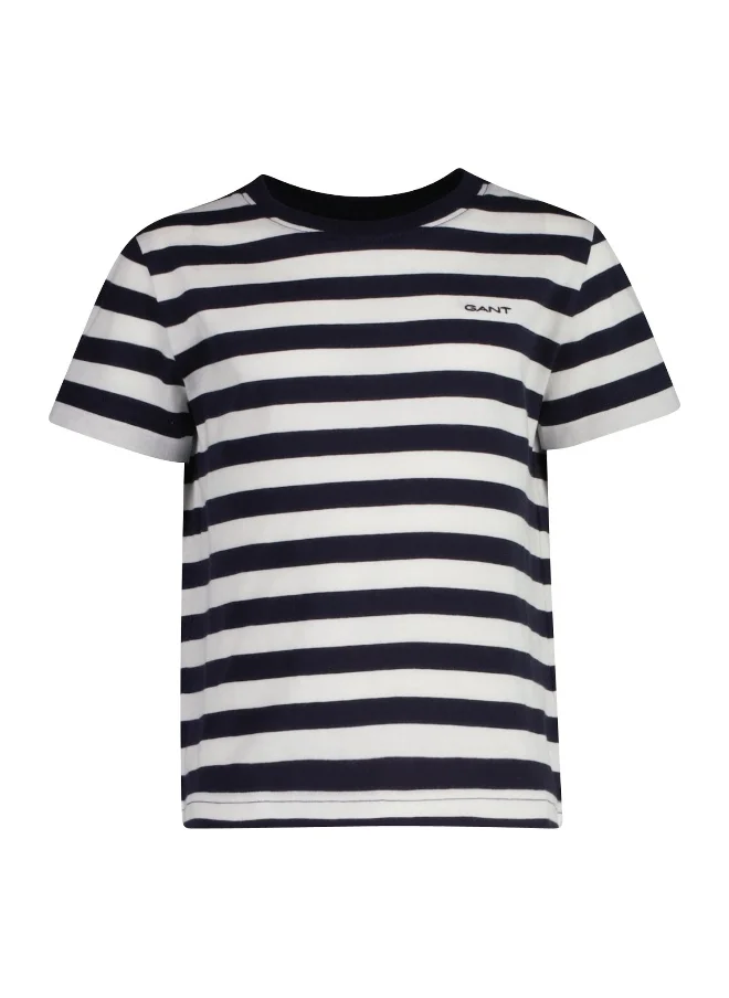 غانت Gant Striped Shield T-Shirt