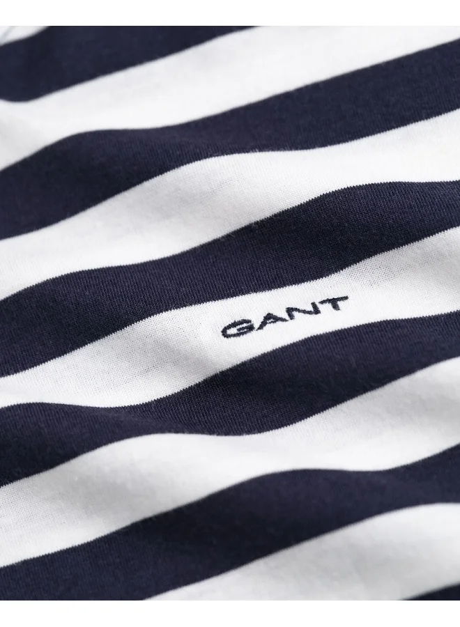 غانت تيشيرت Gant بشعار مخطط