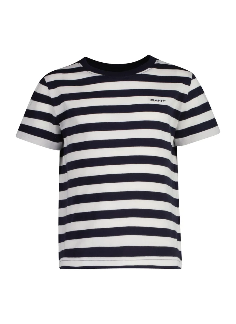 غانت Gant Striped Shield T-Shirt