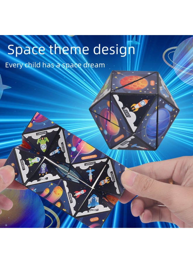 Children's Educational Toys Gift Three-dimensional Magic Cube Decompression Artifact 3d Unlimited Magic Cube Stall Stall - Image 2