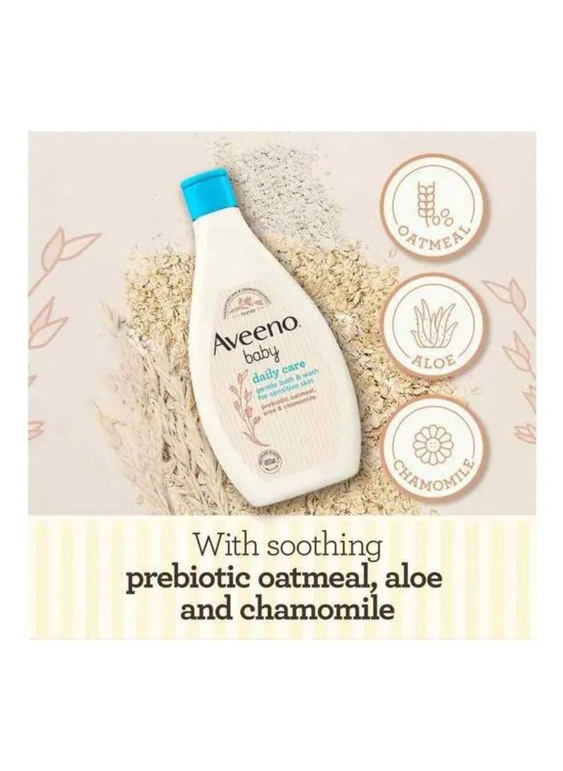 Aveeno Baby - غسول الشعر والجسم للعناية اليومية للأطفال 400 مل - Image 1
