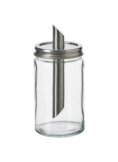 Zaboon Sugar Shaker, Clear Glass/Stainless Steel, 15 Cm  - Image 1