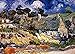 Moruska Thatched Cottages at Cordeville by Vincent Van Gogh Jigsaw Puzzle 1000 Piece Museum Collection Famous Painting Art Puzzles for Adults - Image 2
