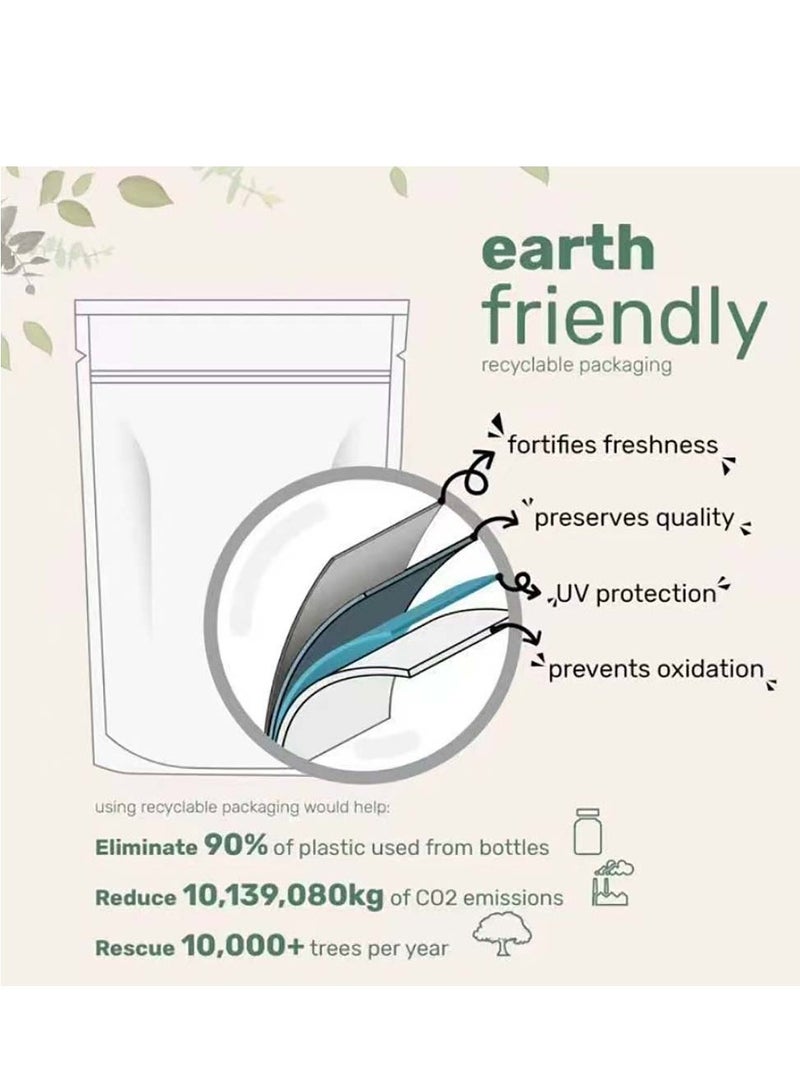 كولاجين مركب الكولاجين المتعدد، 240 كبسولة | النوع الأول والثاني والثالث والخامس والعاشر مع حمض الهيالورونيك والبيوتين وفيتامين سي | ببتيدات بروتينية محللة - Image 2