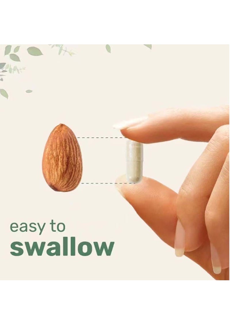 كولاجين مركب الكولاجين المتعدد، 240 كبسولة | النوع الأول والثاني والثالث والخامس والعاشر مع حمض الهيالورونيك والبيوتين وفيتامين سي | ببتيدات بروتينية محللة - Image 3