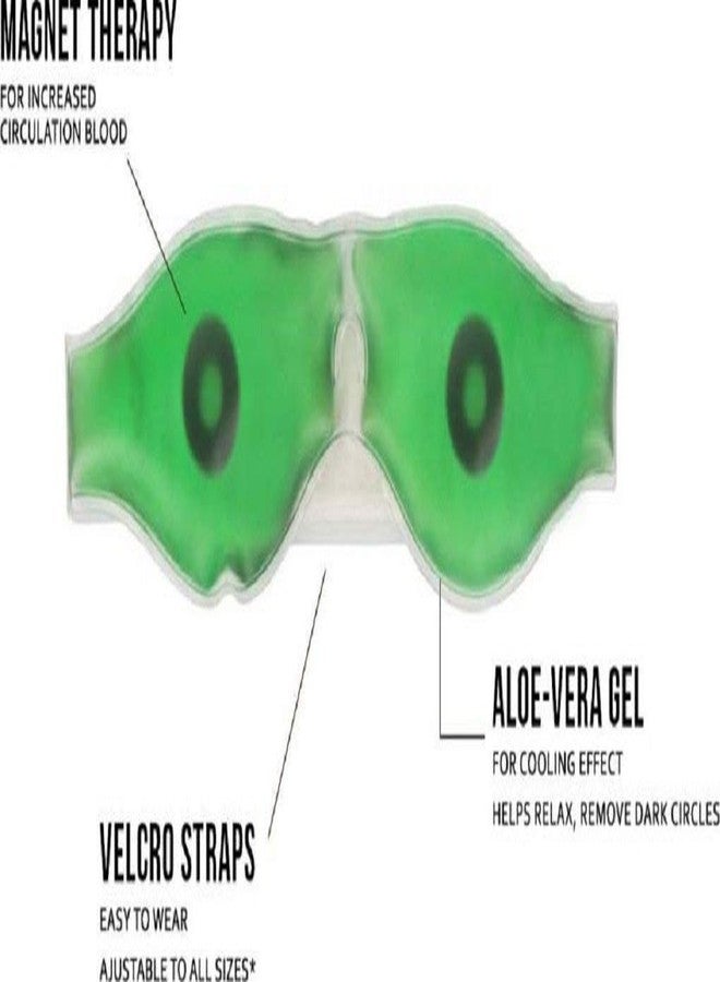 Top Select Eye Mask ; Aloe Vera gel (insomnia & for relaxation & dark shade remover) & magnet: Value pack of 4. - Image 4
