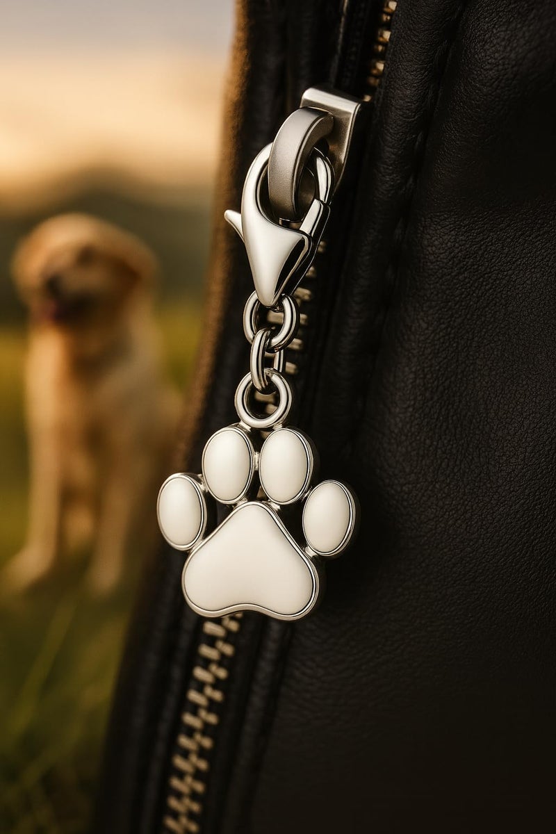 Sexy Sparkles Dog Paw Charm â€“ Clip-On with Lobster Clasp, Compatible with Charm Bracelets, Necklaces, and Accessories, Made of Copper and Alloy - Image 5