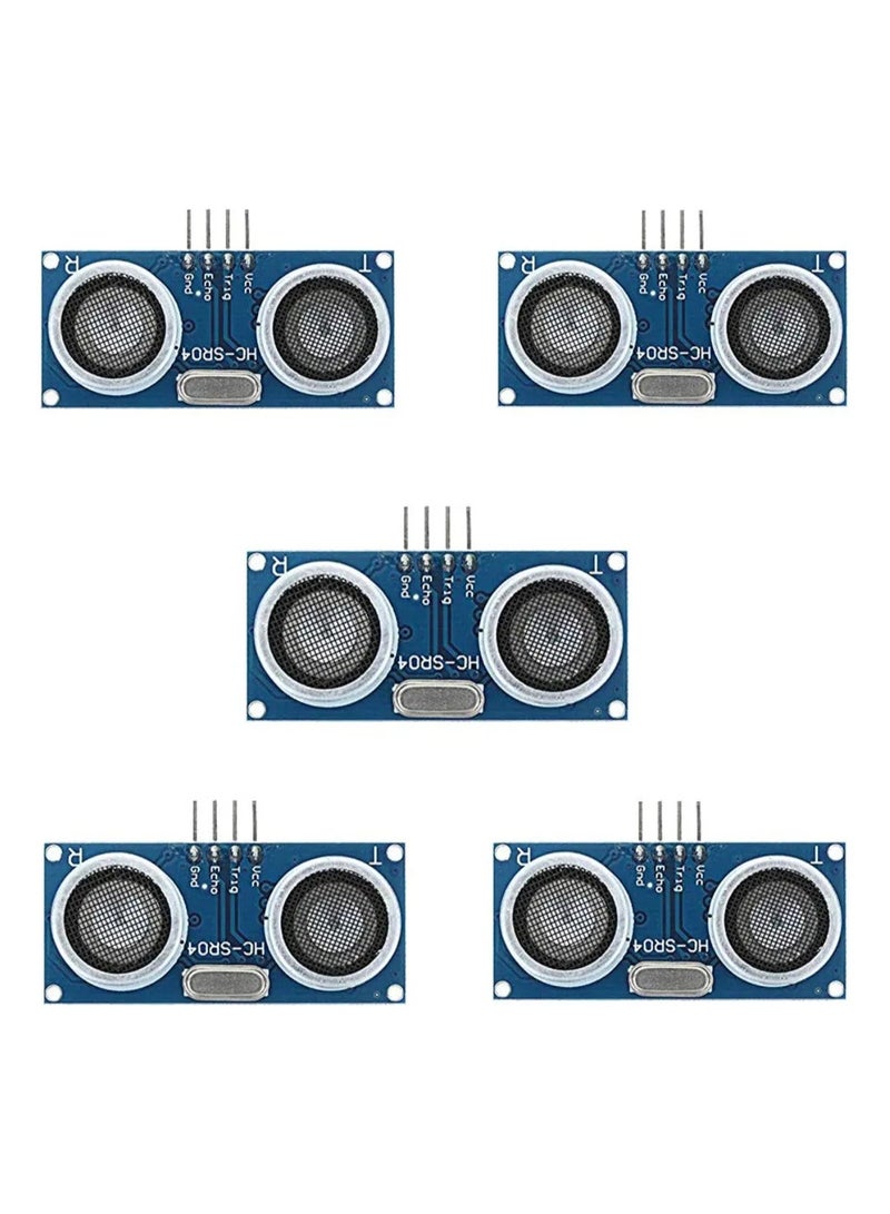 5 جهاز كمبيوتر شخصي HC-SR04 استشعار المسافة بالموجات فوق الصوتية - Image 1
