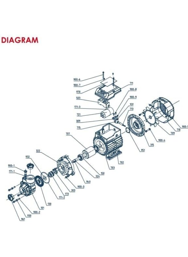 Apt 0.5HP Water Pump, High-Efficiency, Corrosion-Resistant Housing - Image 2
