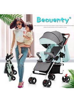 Beauenty Light Weight Fold Strollers, Safety Comfortable Strollers with Extra Storage and Sunshade Canopy Stroller, Pram Push Chair Suitable for Newborn Babies Travel Strollers (6-36 Months)  - Image 2