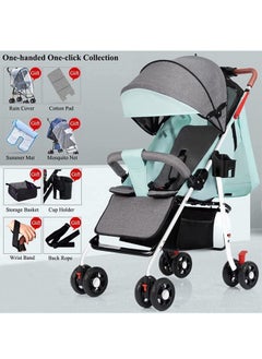 Beauenty Light Weight Fold Strollers, Safety Comfortable Strollers with Extra Storage and Sunshade Canopy Stroller, Pram Push Chair Suitable for Newborn Babies Travel Strollers (6-36 Months)  - Image 5