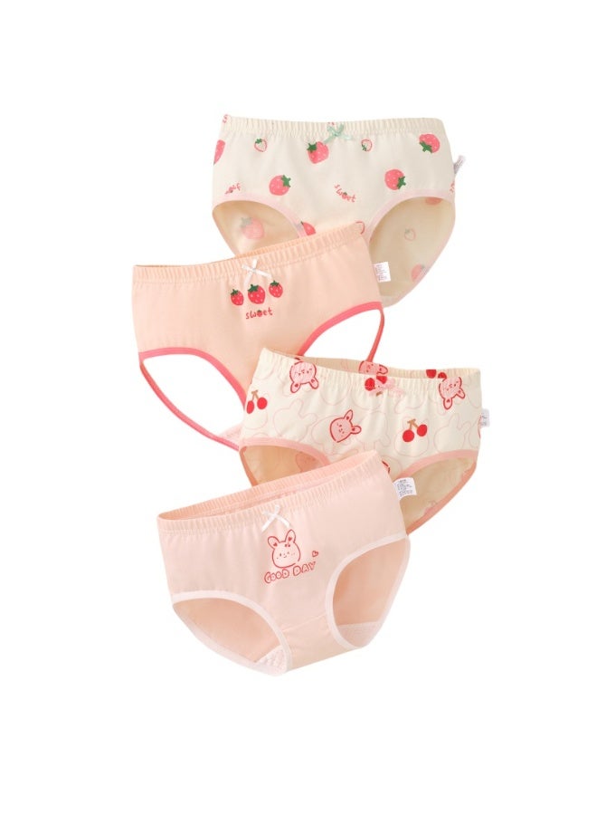 KUYING New Comfortable Skin friendly Breathable Underwear Set 0f 4