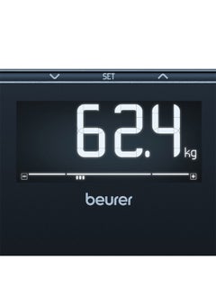 Beurer BF 400 - Black Signature Line Diagnostic Scale – Precise Body Analysis for Up to 10 People | Large Inverse LCD Display | 200 kg Capacity  - Image 3