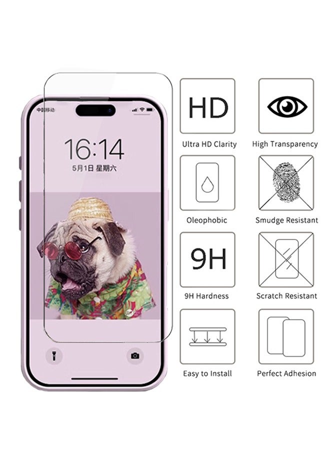 iPhone 16 Plus Case Cover with Screen Protector，Multi-Angle Foldable Stand Liquid Silicone Phone Case with Lanyard, Slim Shockproof Full Coverage Camera Protection, Anti-Scratch and Anti-Rubbing (Li - Image 3