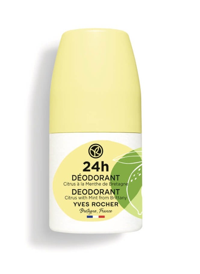 Yves Rocher 24H Deodorant Citrus with Mint from Brittany  - Image 1