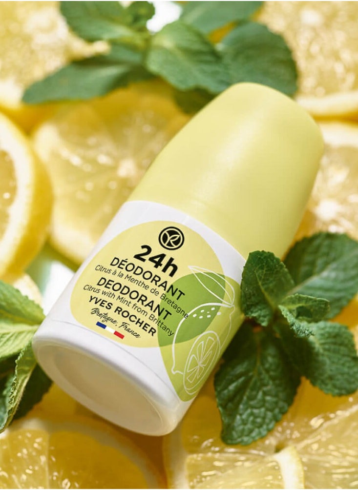 Yves Rocher 24H Deodorant Citrus with Mint from Brittany  - Image 2