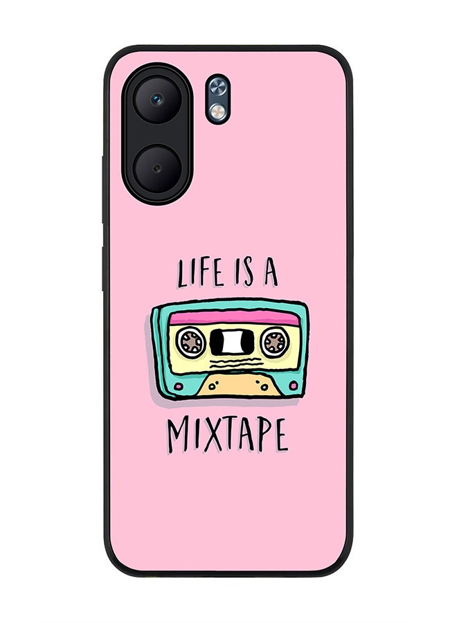 Stylizedd For Oppo A5x 5G / A5x 4G Case,Slim fit Camera Protection, Shockproof Thin Phone cover  - Life is a mixtape