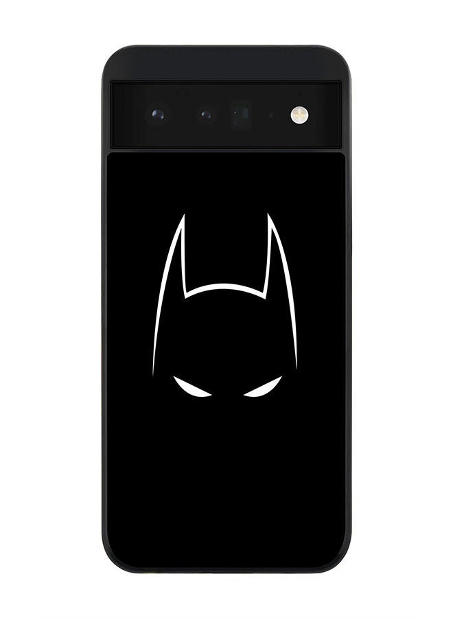 Stylizedd Rugged Black edge case for Google Pixel 6 5G Slim fit Soft Case Flexible Rubber Edges Anti Drop TPU Gel Thin Cover - Sneaky Bat - Image 1