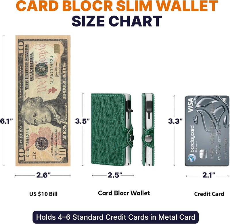 Conceal Plus Small RFID Wallet for Women, Slim Compact RFID Blocking Credit Card Holder Womens Wallet, Smart Pop Up Minimalist Card Case, Holds 4-6 Standard Cards Plus Cash & ID, Compact Travel Wallet - Image 3