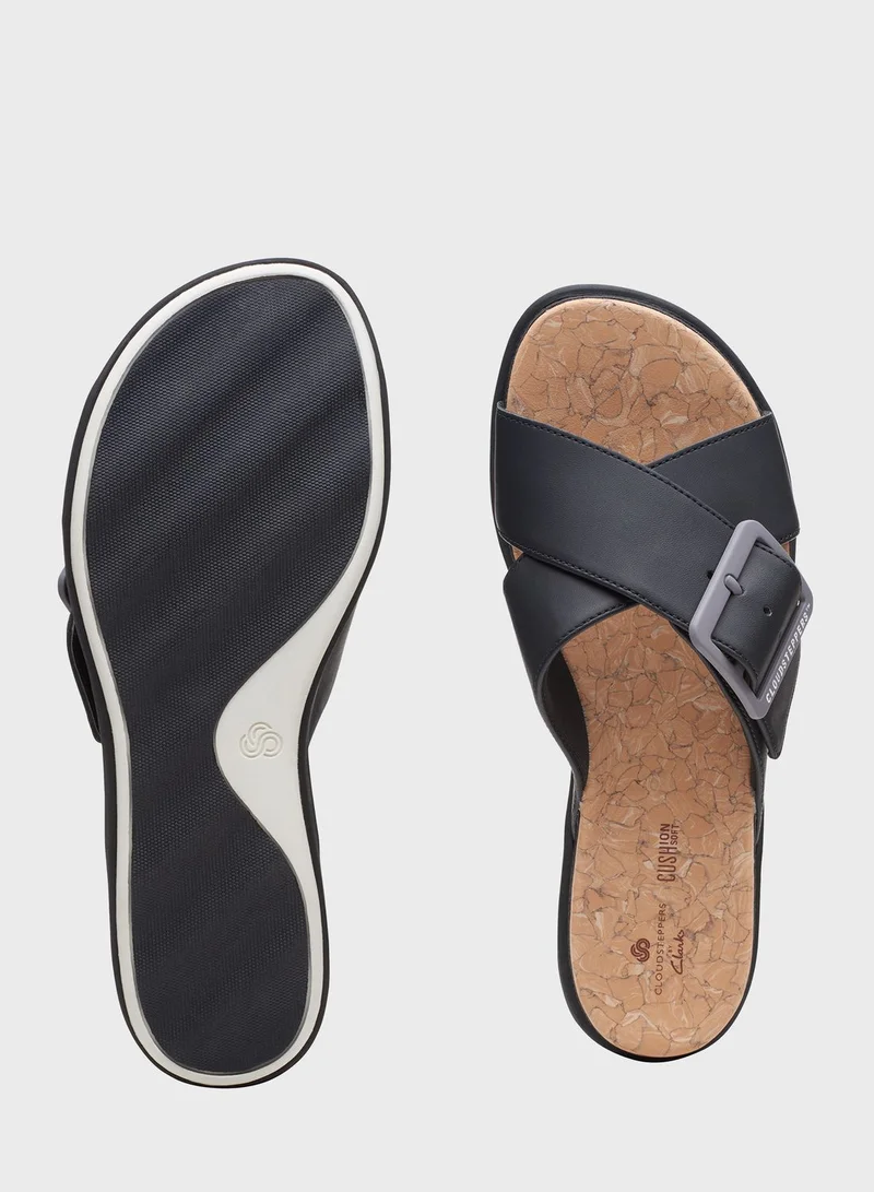 clarks Step June Shell Sandals