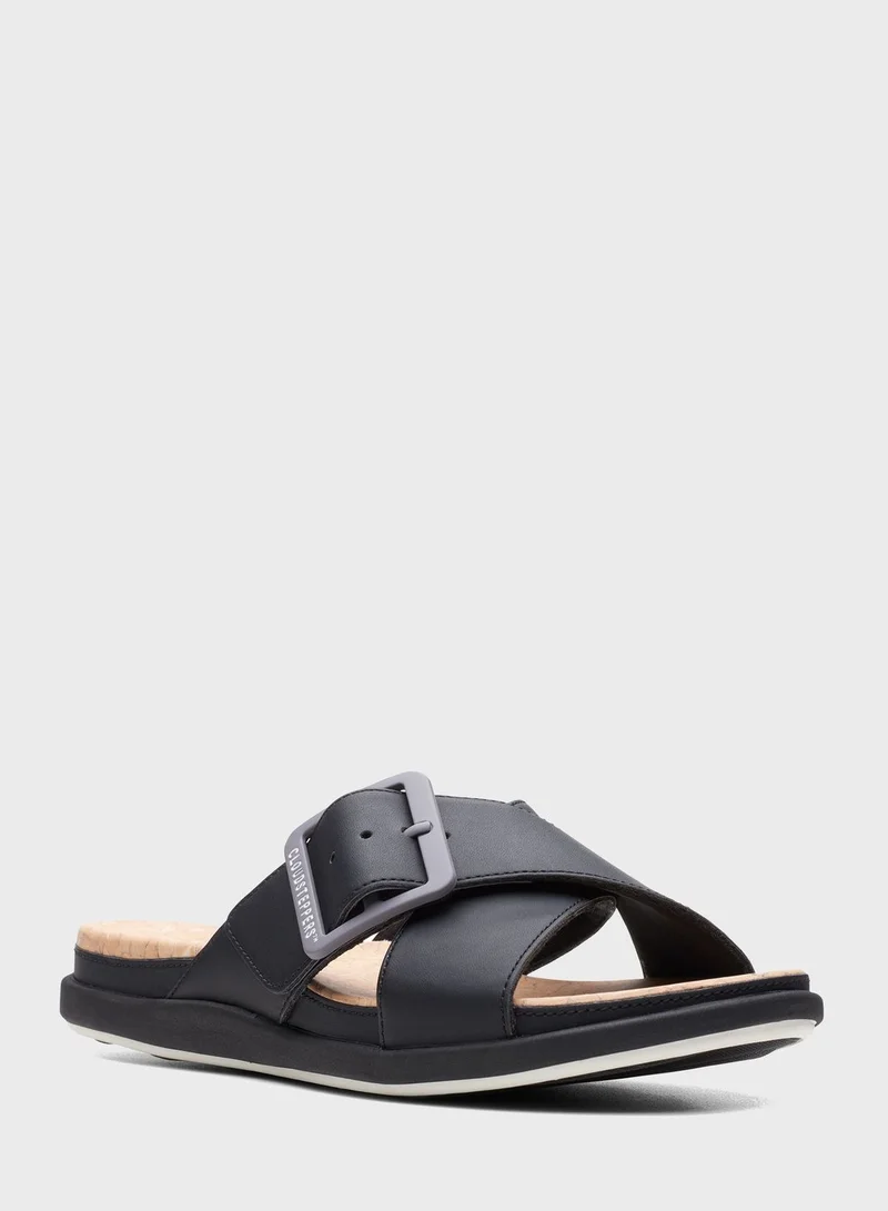 clarks Step June Shell Sandals