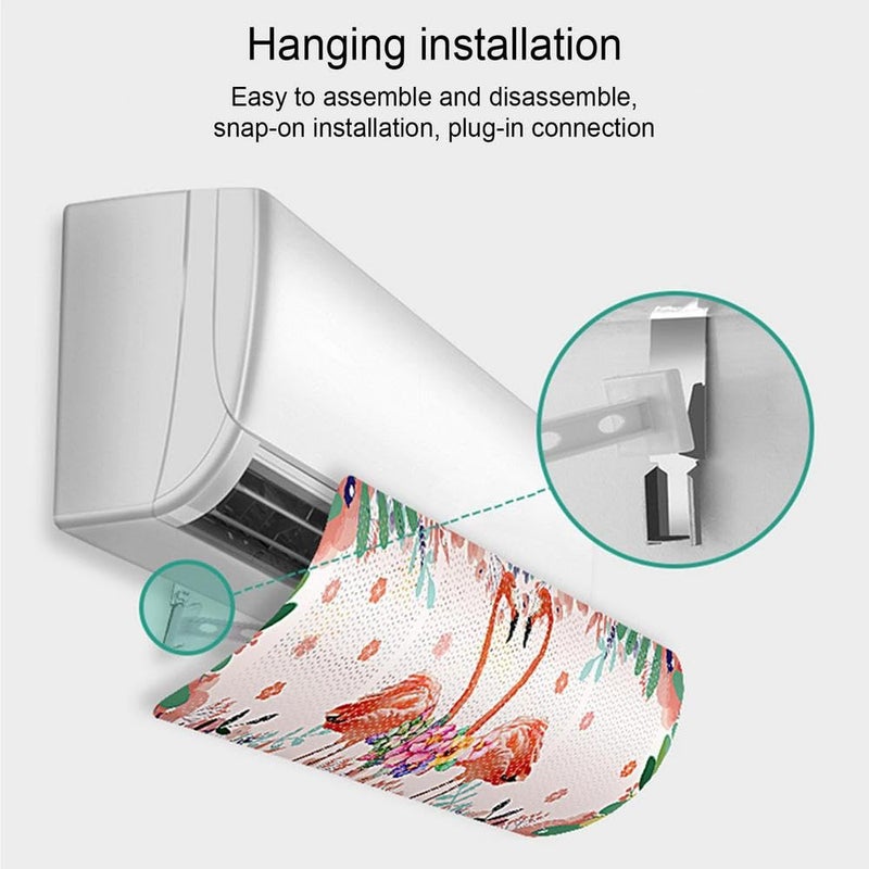 H-Home INFINIY-Plus Air Conditioner Deflector, Faster Air Diffuser, Cold Prevention, Retractable Air Conditioning Deflector Manual Adjustment - Image 3
