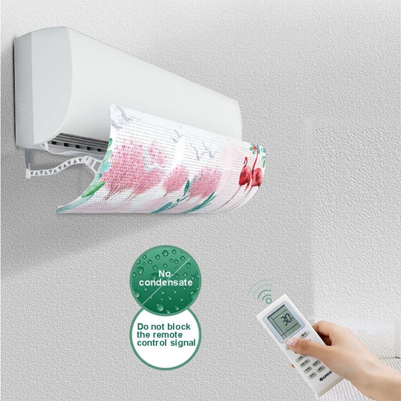 H-Home INFINIY-Plus Air Conditioner Deflector, Faster Air Diffuser, Cold Prevention, Retractable Air Conditioning Deflector Manual Adjustment - Image 2