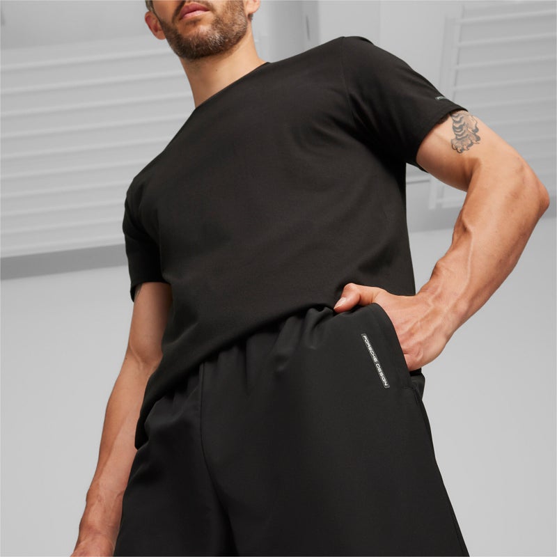 PUMA Porsche Design Mens Black Woven Tech Pants - Image 3