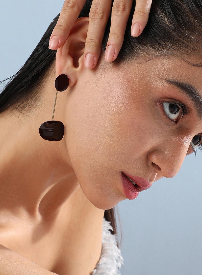 SOHI Stone Charm Artificial Drop Earring Jewellery - Image 4