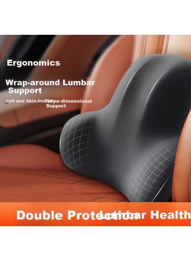 J.sir Car Lumbar Support Cushion, Waist Protection Pad, Office Chair Backrest, Car Seat Cushion, Driving Back Support, Waist Pillow - Image 1